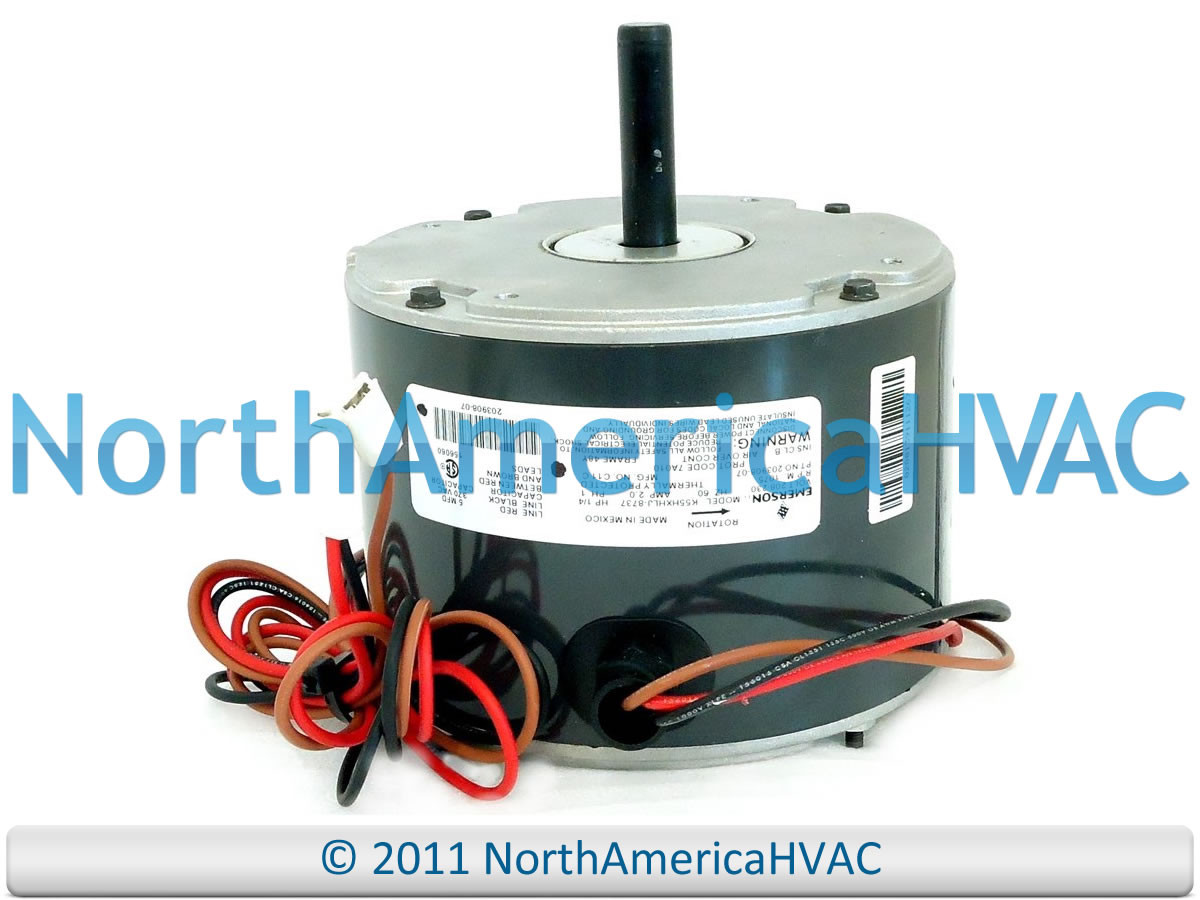 OEM Condenser Fan Motor 1/4 HP Replaces Emerson US Motors K55HXJZW3138